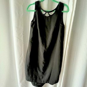 Black dress with beaded detail